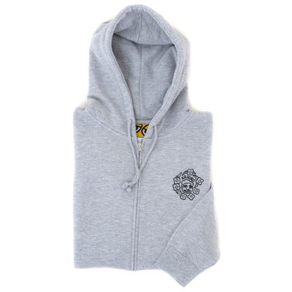 MG Zip Up Hooded Sweatshirt (Grey Heather)