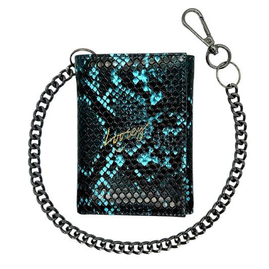 Snake Chain Wallet (Blue)