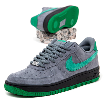 Air Force 1 SE (Cool Grey / Court Green-Black)