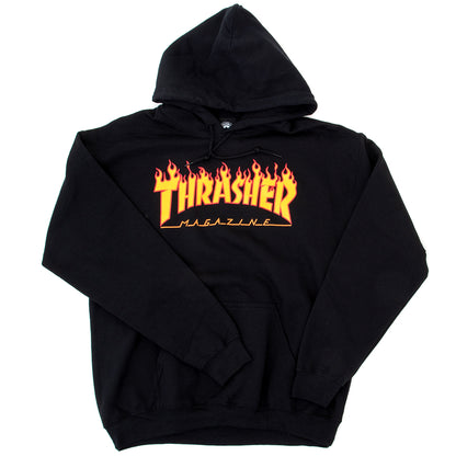 Flame Hooded Sweatshirt (Black)