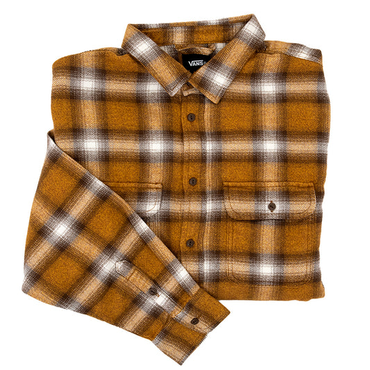 Lawson Plaid Flannel Button Up Shirt (Fuel Yellow)