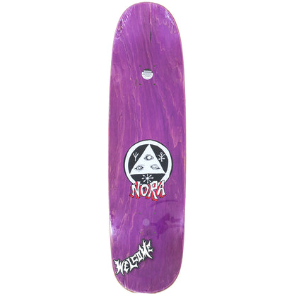 Nora Teddy On Sphynx Shaped Deck - Teal/Purple (8.8)