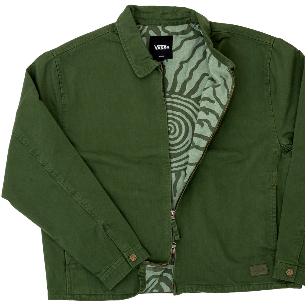 Herringbone Jacket (Green Balsam)