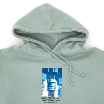 Machine Hooded Sweatshirt (Sage)