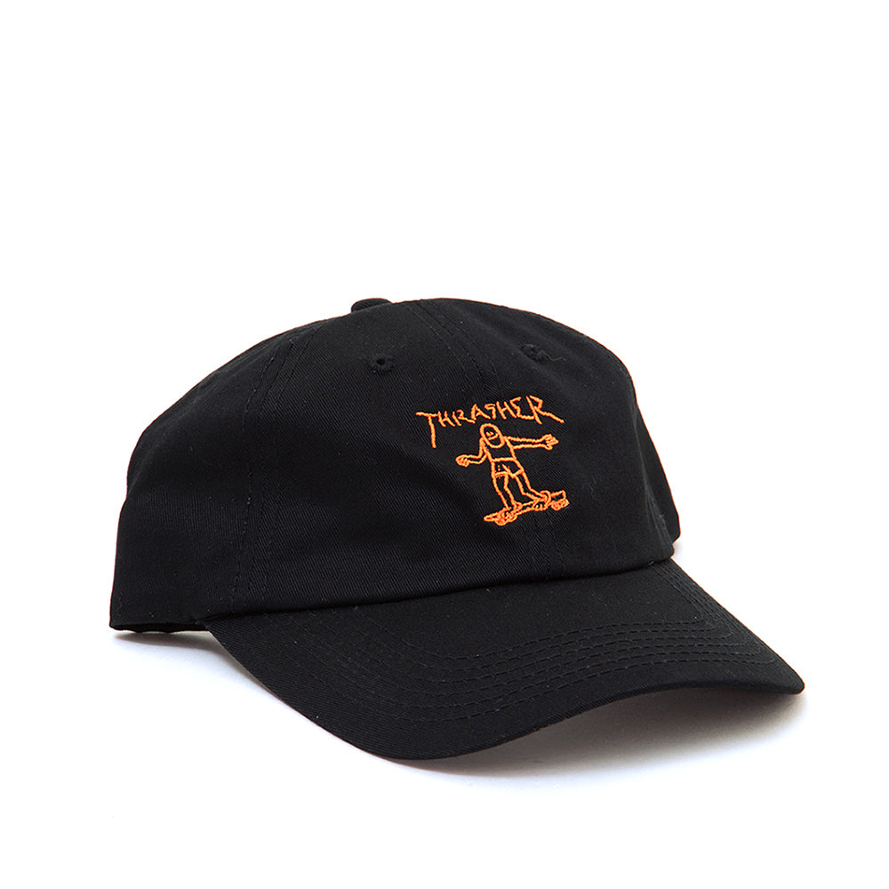 Gonz Old Timer Strapback Hat (Black / Orange)