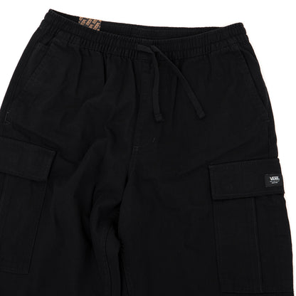 Range Cargo Baggy Tapered Elastic Waist Pant (Black) VBU