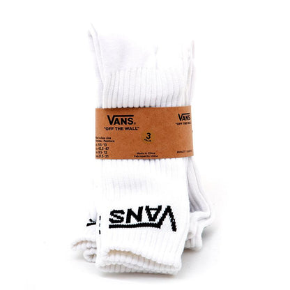 Classic Crew Sock 3 Pack (White) VBU