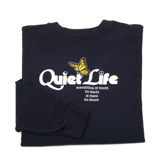 Butterfly Crewneck Sweater (Navy)