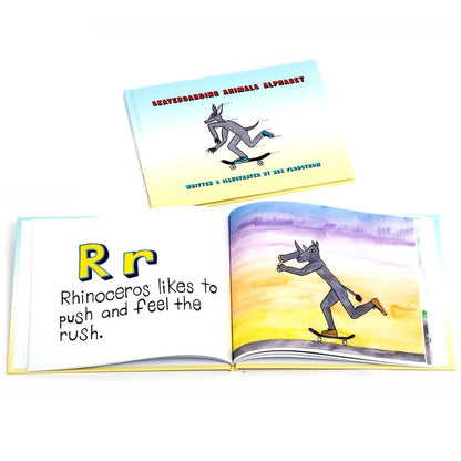 Skateboarding Animals Alphabet (Children's Book)