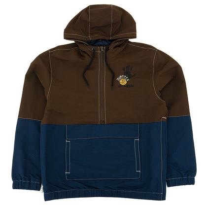 Half Zip Anorak Jacket x Zion Wright (Demitasse / Dress Blues)