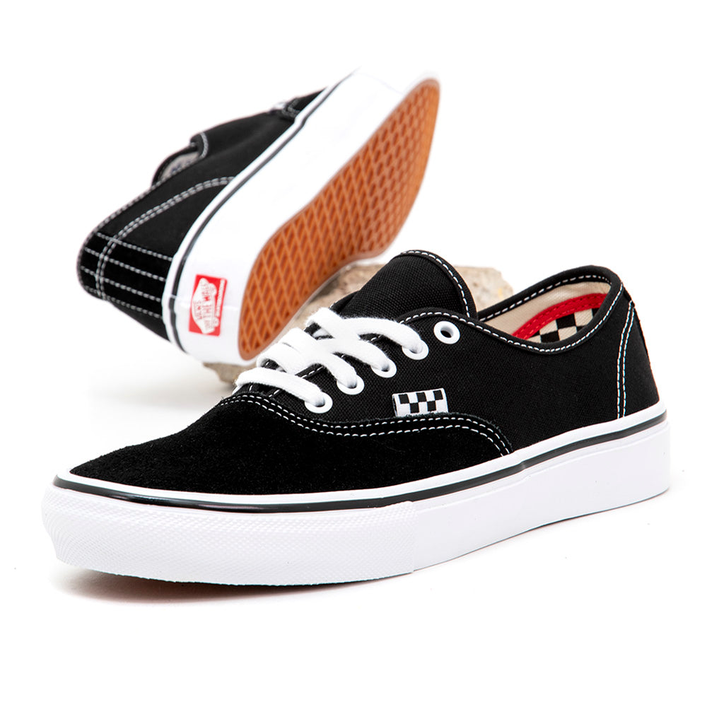 Vans authentic sale pro black white