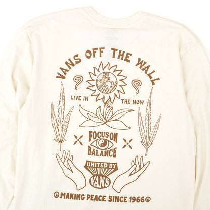 Making Peace Vintage L/S T-Shirt (Antique White) VBU